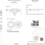 2.81ct F VS1 round cut lab grown diamond