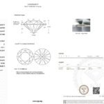 1.05ct D VVS1 round cut lab grown diamond