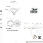4.09ct E VVS2 round cut lab grown diamond