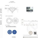 3.06ct D VS1 round cut lab grown diamond