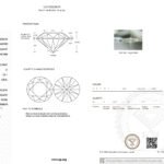 1.01ct E VS1 round cut lab grown diamond