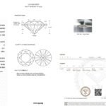 4.06ct D VS1 round cut lab grown diamond