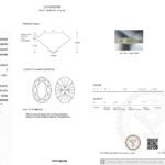 2.22ct F VVS1 oval cut lab grown diamond