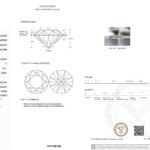 1.06ct F VS1 round cut lab grown diamond