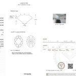 1.06ct E VS1 oval cut lab grown diamond