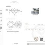 1.03ct D VS1 round cut lab grown diamond