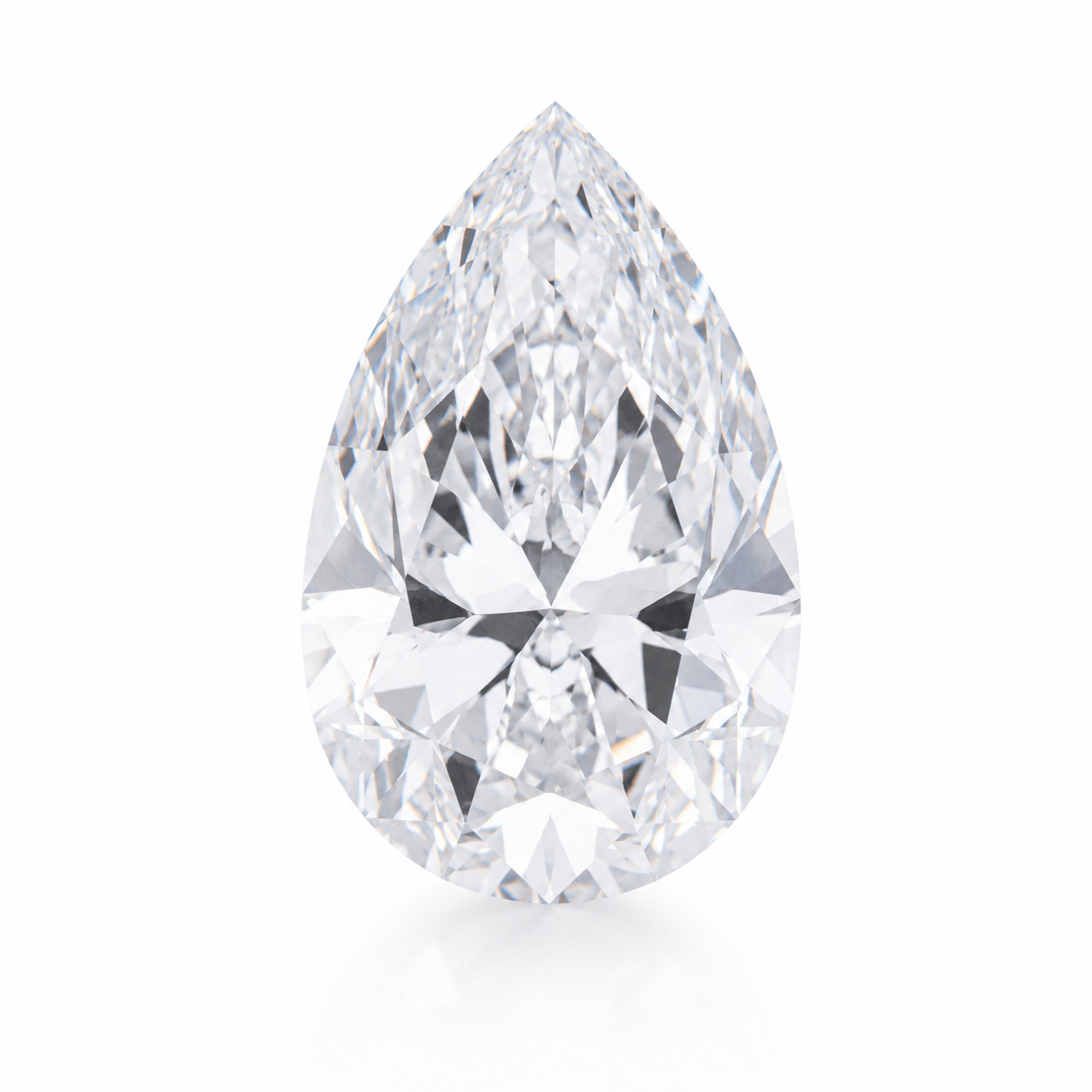 pear cut lab grown diamond