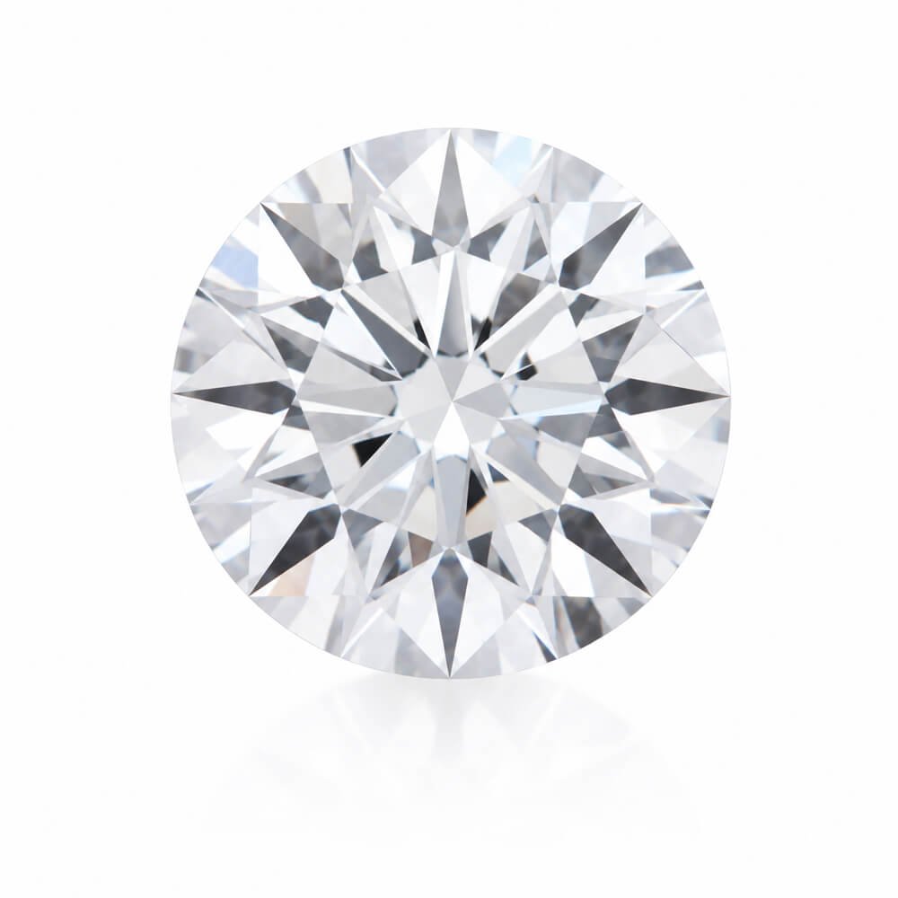 1.02ct D VVS2 round cut lab grown diamond