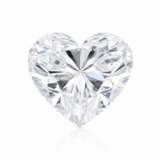 Heart cut lab grown diamond