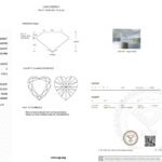 2.06ct E VVS2 heart cut lab grown diamond