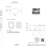1.07ct D VS1 cushion cut lab grown diamond