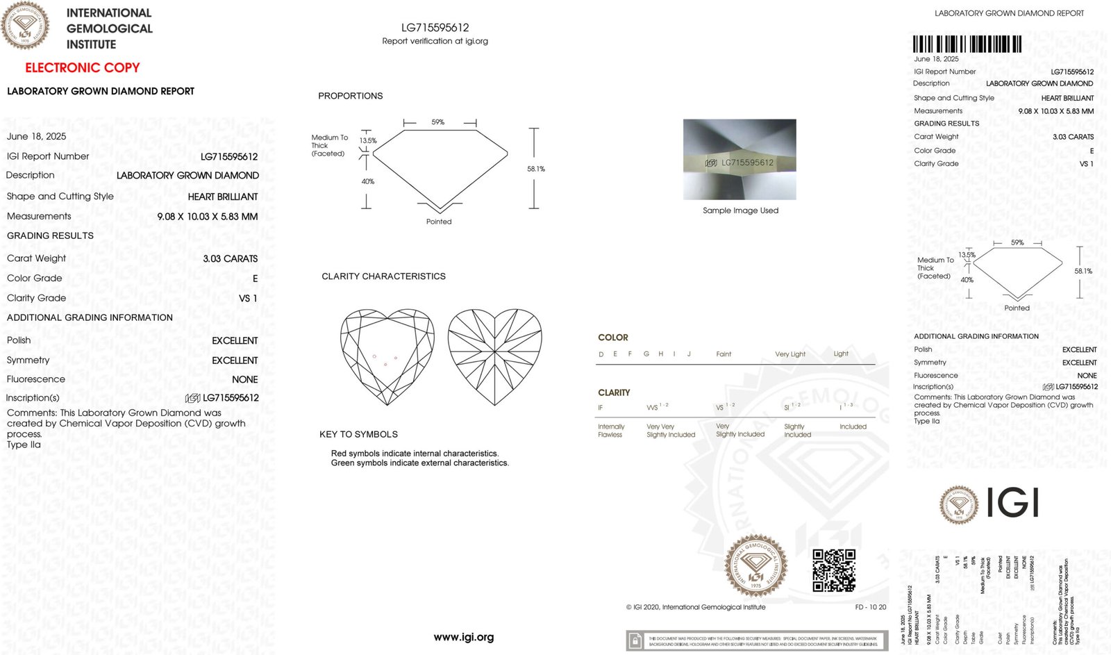 3.03ct E VS1 heart cut lab grown diamond 3.03ct E VS1 heart cut lab grown diamond
