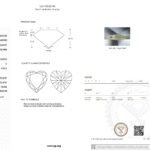 4.07ct E VVS2 heart cut lab grown diamond