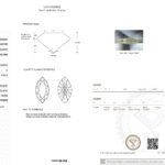 3.08ct E VVS2 marquise cut lab grown diamond