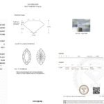 1.51ct D VVS1 marquise cut lab grown diamond