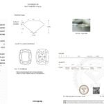 5.09ct D VVS2 cushion cut lab grown diamond