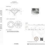1.03ct round cut fancy intense pink lab grown diamond