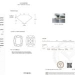 1.02ct D VS1 cushion cut lab grown diamond