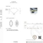 3.02ct F VS1 marquise cut lab grown diamond