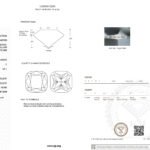 2.07ct E VS1 cushion cut lab grown diamond