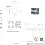 5.02ct D VS1 cushion cut lab grown diamond