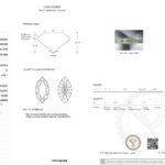 2.04ct D VVS1 marquise cut lab grown diamond
