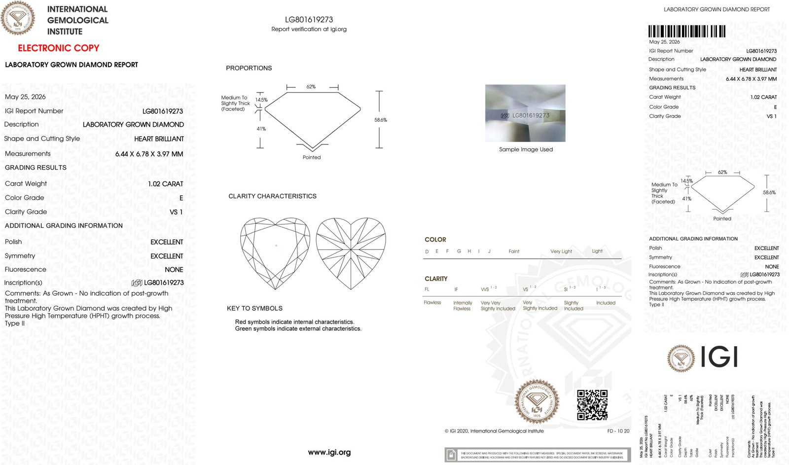 1.02ct E VS1 heart cut lab grown diamond 1.02ct E VS1 heart cut lab grown diamond