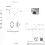 2.10ct D VVS2 marquise cut lab grown diamond