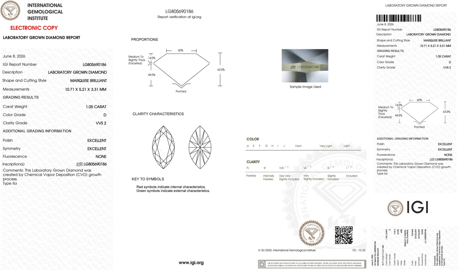 1.05ct D VVS2 marquise cut lab grown diamond 1.05ct D VVS2 marquise cut lab grown diamond