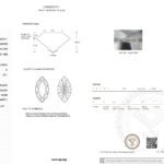 1.03ct D VVS1 marquise cut lab grown diamond