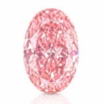 Oval cut Fancy Intense VVS2 lab grown Pink diamond