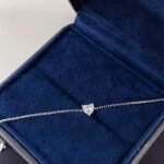 Heart cut lab grown diamond bracelet