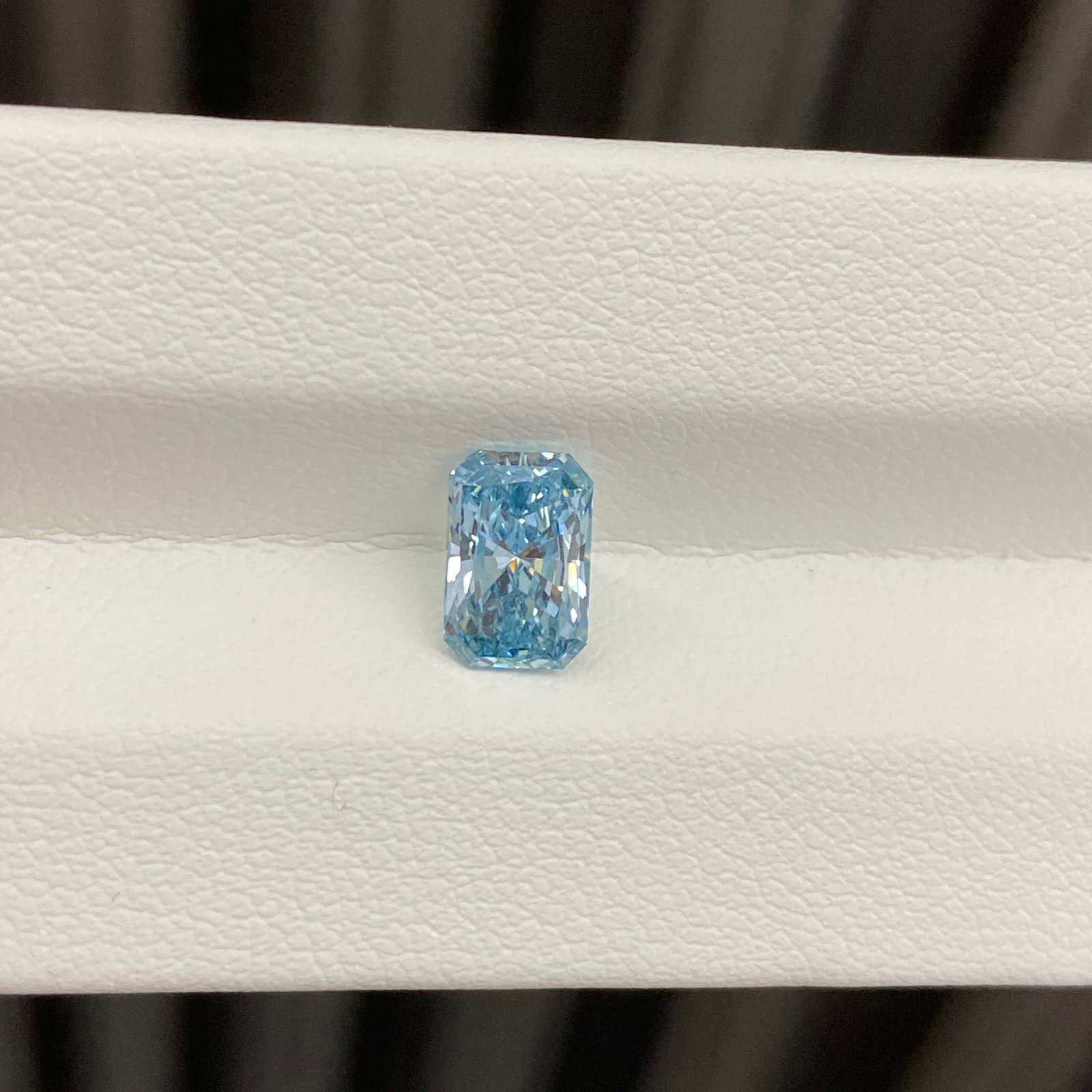 1.06ct radiant cut fancy vivid blue lab grown diamond 1.06ct radiant cut fancy vivid blue lab grown diamond