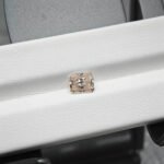1.18ct radiant cut fancy pink lab grown diamond