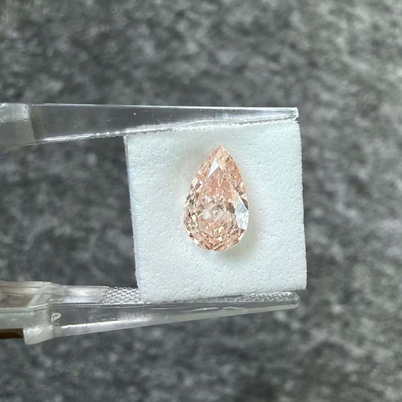 1.21ct pear cut fancy intense pink lab grown diamond 1.21ct pear cut fancy intense pink lab grown diamond