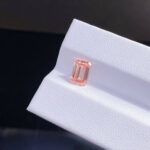 1.50ct emerald cut fancy intense pink lab grown diamond