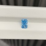 1.50ct radiant cut fancy vivid blue lab grown diamond