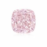 1.68ct cushion cut fancy pink lab grown diamond