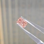 1.70ct cushion cut fancy intense pink lab grown diamond