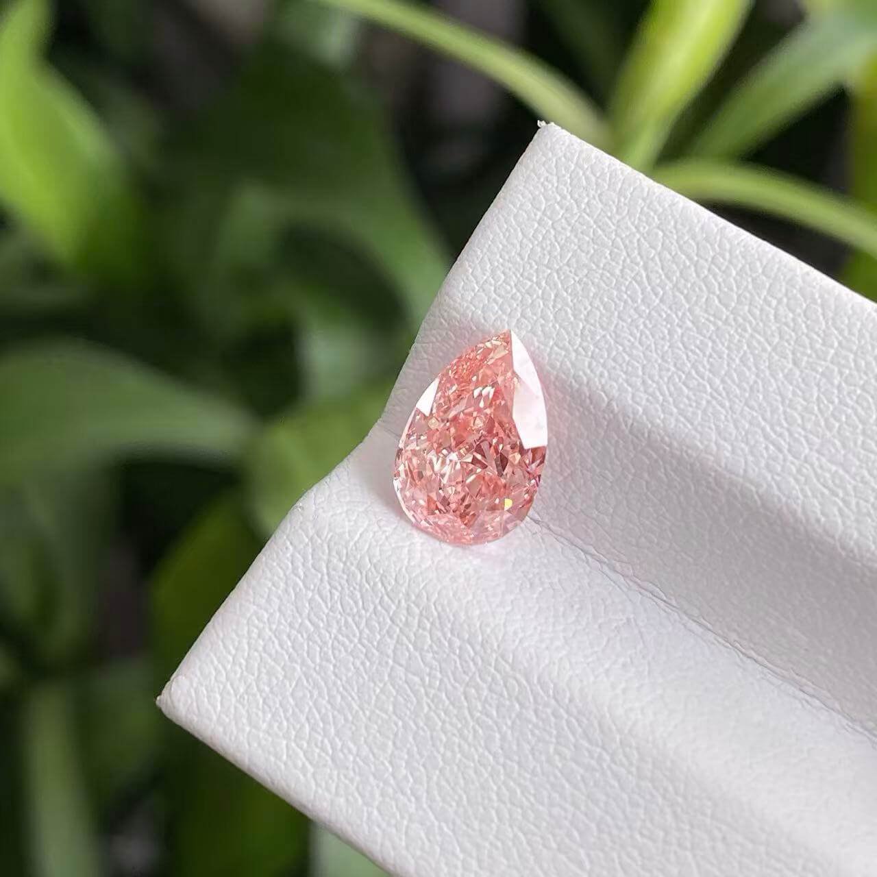 2.02ct pear cut fancy intense pink lab grown diamond 2.02ct pear cut fancy intense pink lab grown diamond