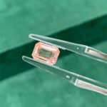 2.03ct emerald cut fancy pink lab grown diamond