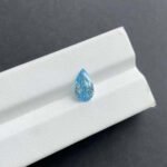 2.05ct pear cut fancy vivid blue lab grown diamond
