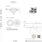 3.01ct round cut fancy vivid blue lab grown diamond