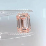 3.08ct emerald cut fancy intense pink lab grown diamond