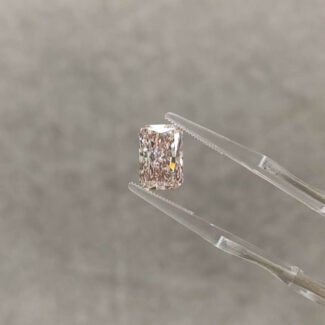 3.60ct radiant cut fancy pink lab grown diamond