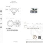 4.09ct round cut fancy intense blue lab grown diamond
