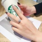 Cushion cut lab grown diamond engagement ring