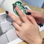 Oval cut lab grown diamond engagement ring 02