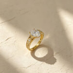 Oval cut lab grown diamond engagement ring 03