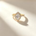 Oval cut lab grown diamond engagement ring 04